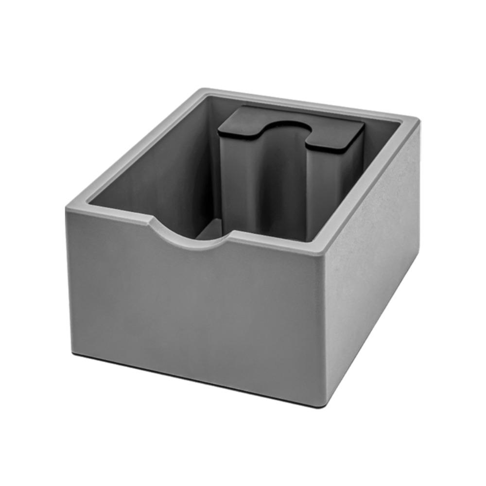 Anti Slip Base Espresso Grounds Container Rectangular Coffee Knocking Slag Bucket  Barista