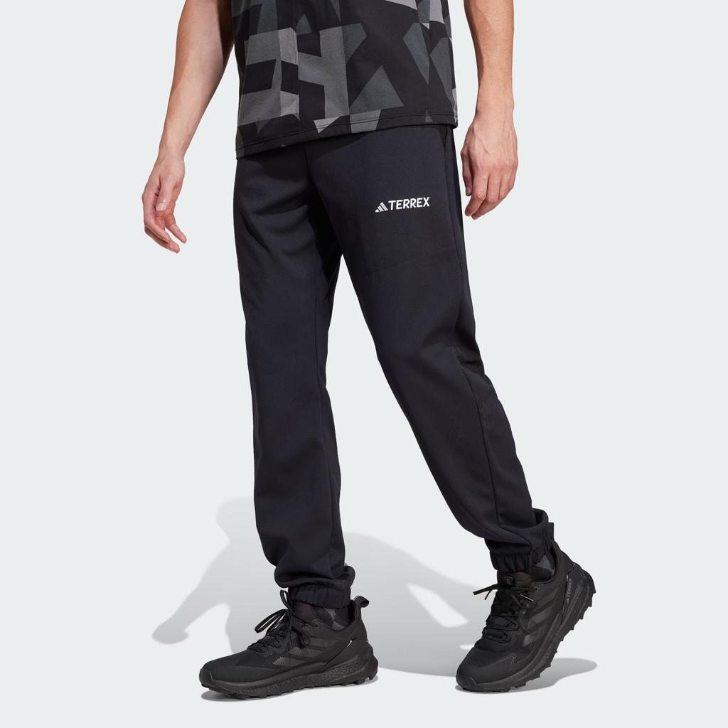 Adidas Terrex Multi Knit Joggers Comfortable Soft Cuffed Knitted Sports Pants Men Joggers Black JF3711