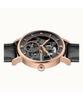 Ingersoll The Herald Leather Strap Black Skeleton Dial Automatic I00403B Men's Watch