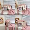 Bag 2 New Women's Bag Fashion Sweet Contrast Color One Shoulder Crossbody Bag Small Square Bag