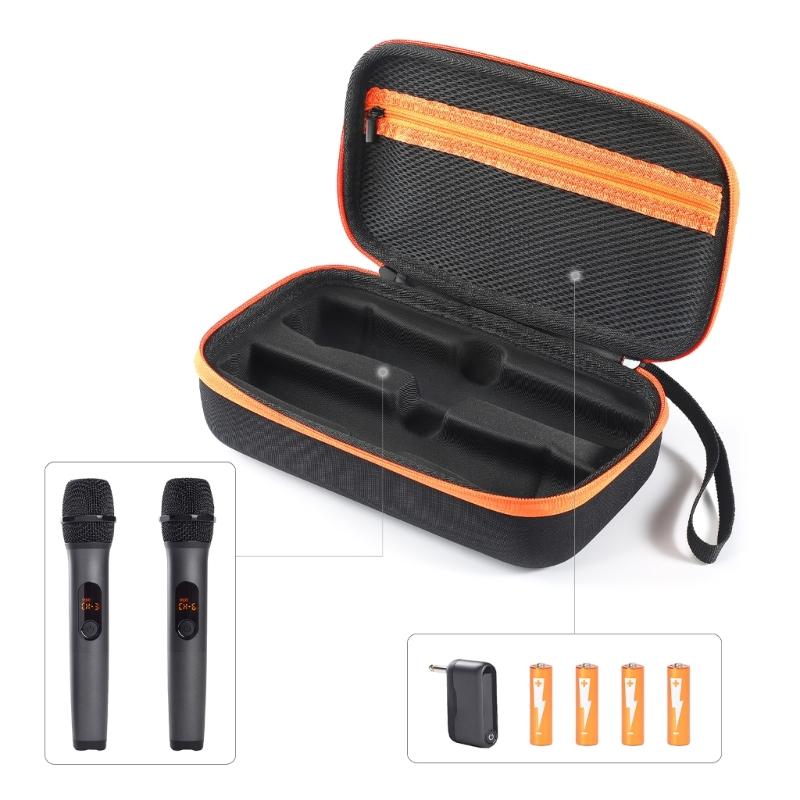 Water Resistant Travel Case For Portable Party Microphone With Carrying Handle Protections Carrying Bag