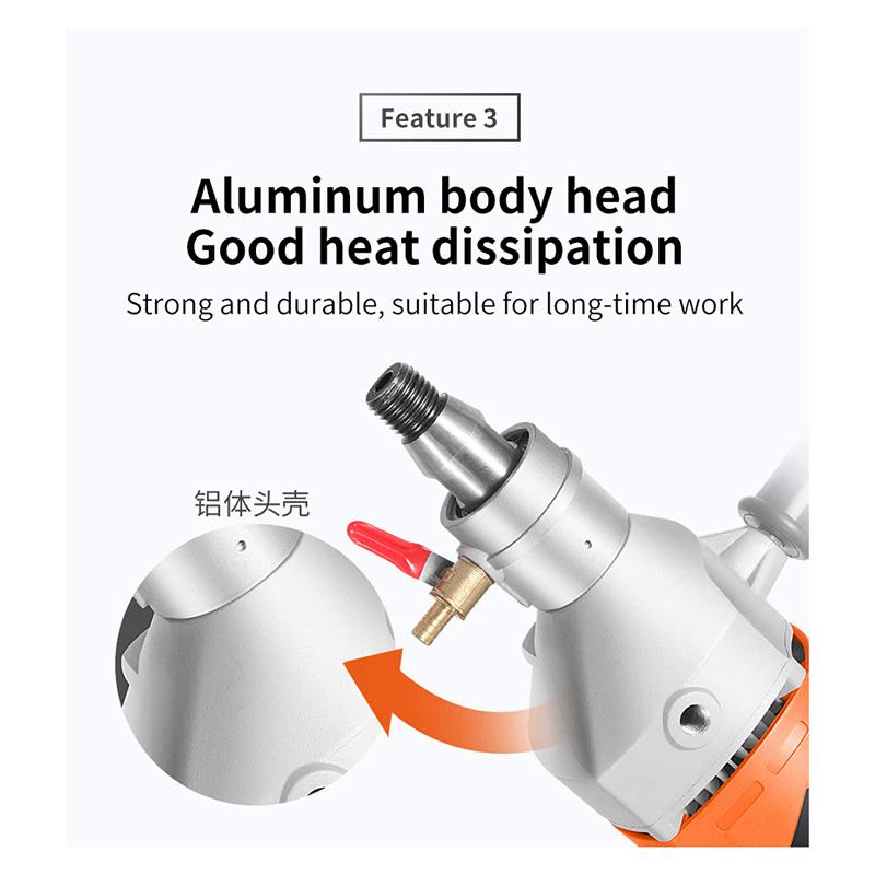 4300W Electric Diamond Core Drill Concrete Core Drill Machine Dry Wet Engineering Torque Drilling Machine Diamond Core Drill