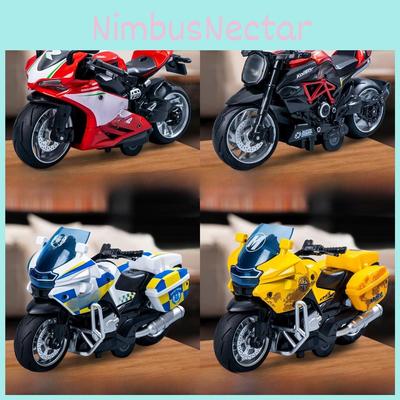 Motorrad Spielzeug für Jungen mit blinkenden Lichtern und Sound Geschenk für Kinder