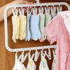 Socken-Trockengestell mit winddichten Klammern, stark belastbar, tragbar, platzsparend, Socken-Unterwäsche-Hakenaufhänger