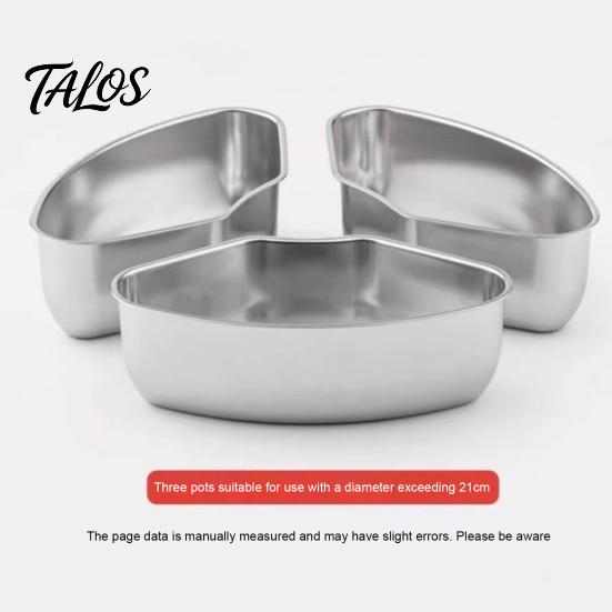 Multi Compartment Steaming Tray Stainless Steel Plate, Fan Shaped Divided Steam Rack, Food Grade Grid Heat Resistant Non Stick Culinary Tool