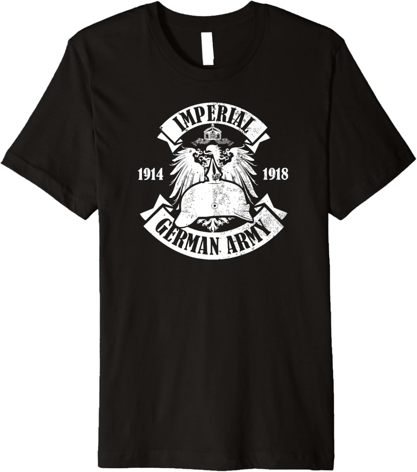 1914 1918 Первая мировая война Германская Императорская Армия Футболка 100% Хлопок Круглый вырез Короткий рукав Летняя Повседневная Мужская Футболка Уличная одежда S