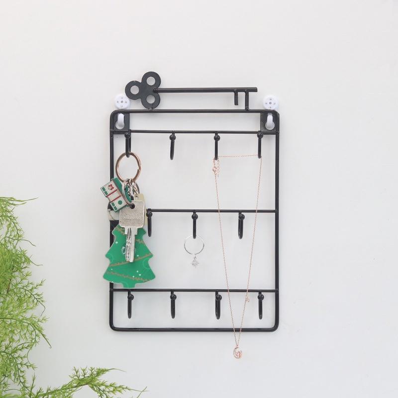 Buy Threelayer Key Wrought Iron Storage Hook Home Decoration Wall Key
