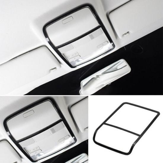 For Volkswagen Tiguan 2010-2016 Front Reading Lamp Frame Cover Trim Carbon Fiber