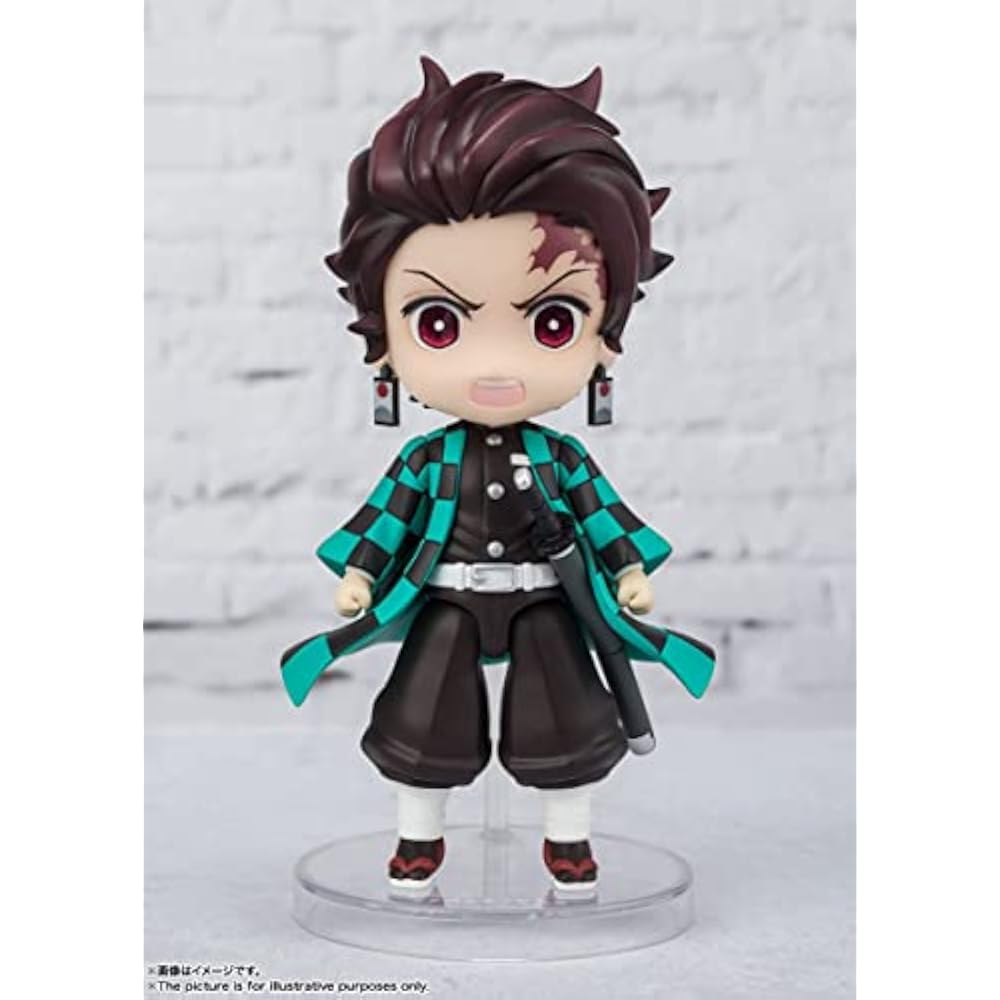 TAMASHII NATIONS Figuarts Mini Demon Slayer Kamado Tanjiro Water Breathing Approximately 90mm PVC...