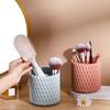 Household 360° RotatingMakeup Brushes Holder Eyebrow Pencil Eye Shadow Brush Storage Box Suitable For Dressing Table