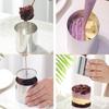 Round Stainless Steel Cake Mousse Ring With Lid Cake Decoration Tool Pastry Cake Mousse Mold Rice Ball Sushi Maker Kitchen Tool