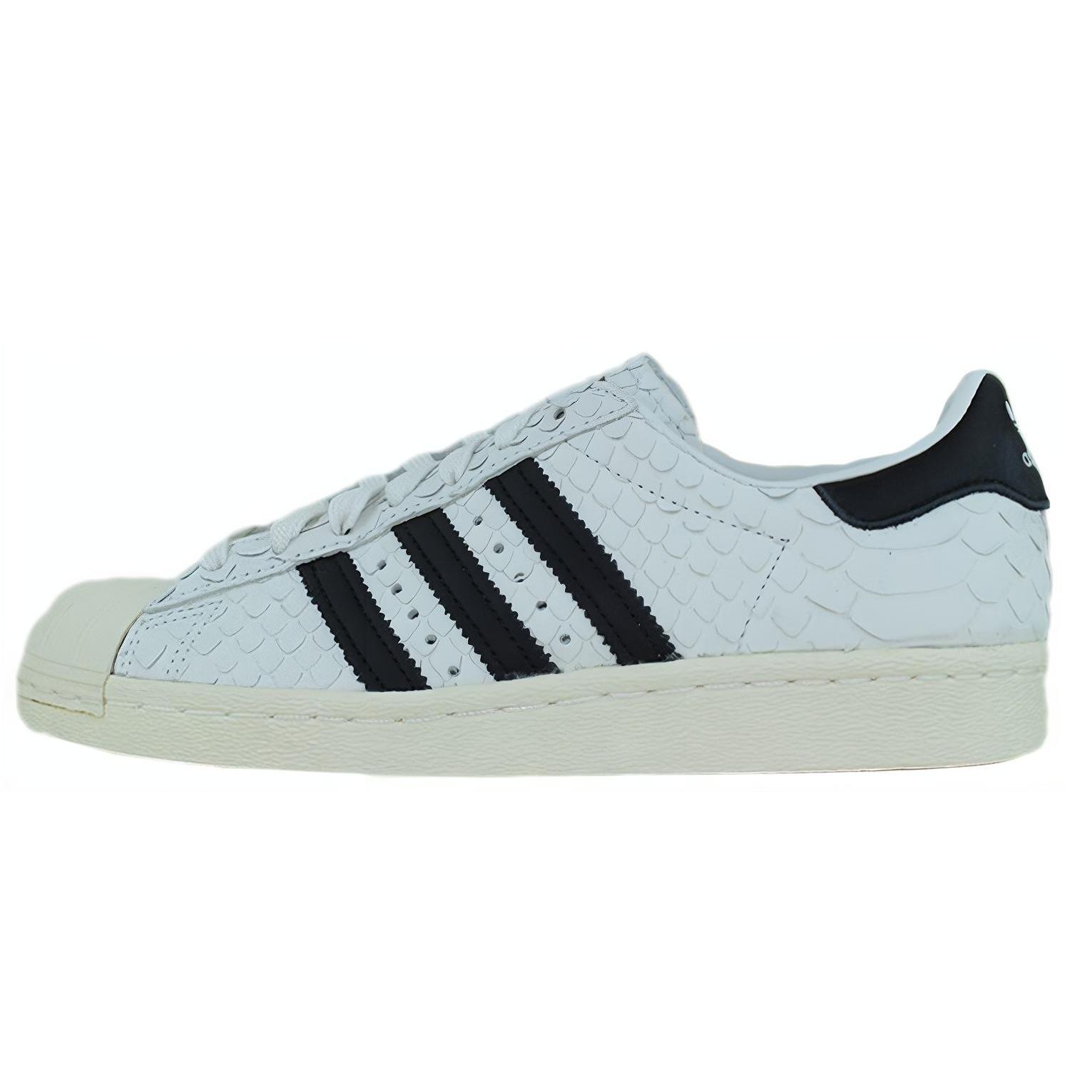 

Adidas Originals Superstar 80s White Black Women s S76414 42
