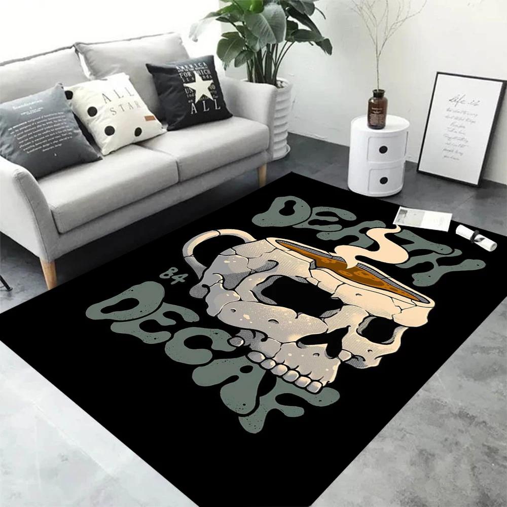 Creative Head Water Cup Printed Carpet Non -slip Carpet Yoga Mat Door Mat Photography Props Kitchen Mat Area Rug Birthday Gift