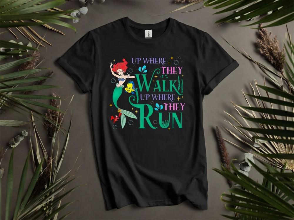 

Little Mermaid Ariel Princess Up Where Hoodie Tshirt Men Women Unisex AD720 M