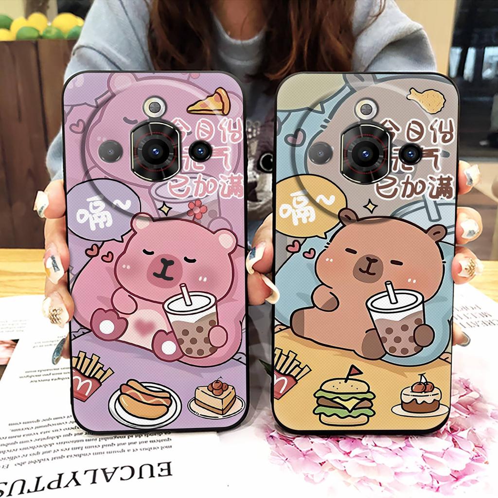 Waterproof Silicone Phone Case For ZTE Nubia Focus Pro 5G Durable Soft Case TPU Protective Phone Pouch Shockproof Couple