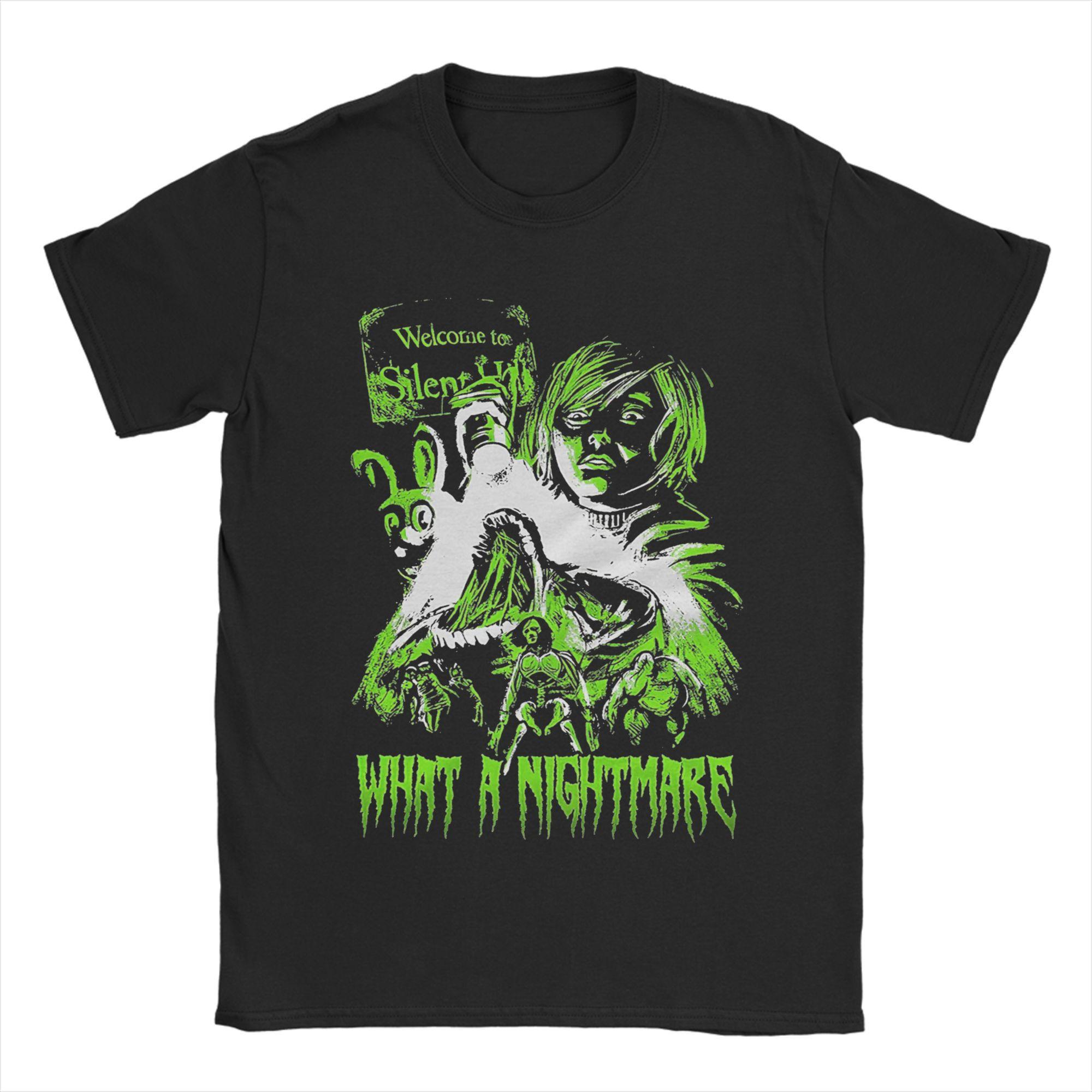 Novelty Silent Hill Heather T Shirt Unisex Crewneck Short Sleeve Tops Horror Game Cotton Summer Top Tee S