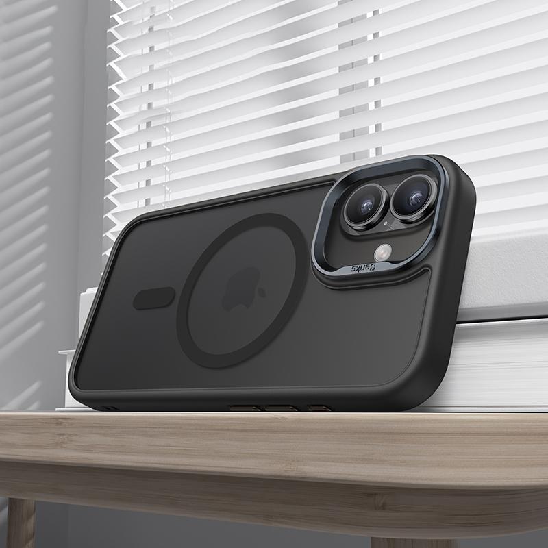 

BENKS For iPhone 16 Plus Magnetic Case Skin-Touch Matte PC+TPU Cover Compatible with MagSafe Black