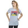 DC Comics Womens/Ladies Batman Robin Slap Cotton Boyfriend T-Shirt