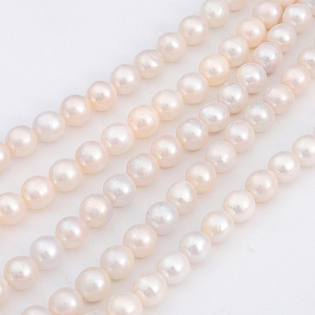 48Pcs Natural Freshwater Pearls For DIY Necklace Bracelet Earrings Jewelry Making