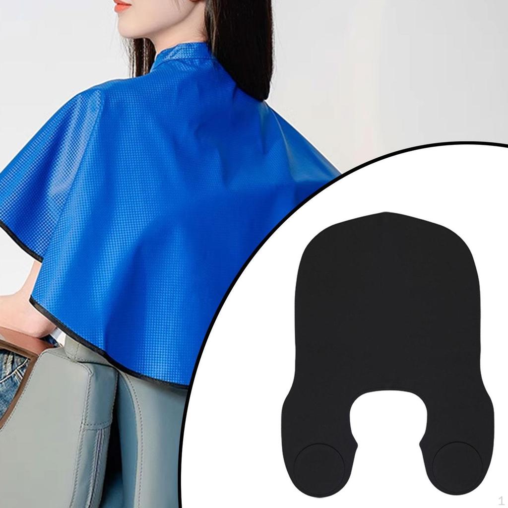 Hair Cutting Collar Non Slip Cape for Stylist Hairdressing Home gray