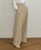 LUCIR ZU Monet Wide Slacks (Beige)