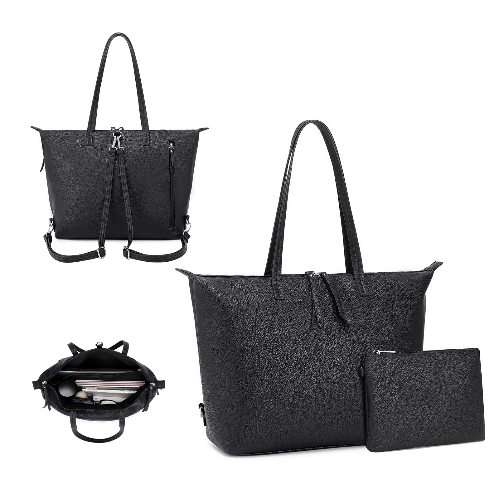 

BAGOK Women s Business Tote Bag, Handbag, Large Capacity Shoulder Bag, Stylish, for Adults, Working Women, Job Seekers, Students, Commuters, School,