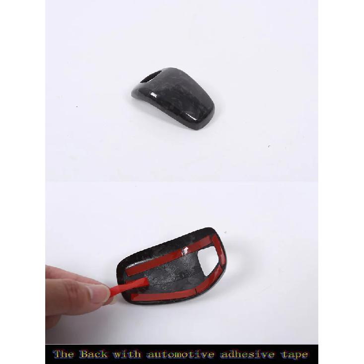 Real Carbon Fiber Car Interior Gear Shift Gear Head Cover Trim For Porsche Panamera 971 2017-2023 Auto Accessories