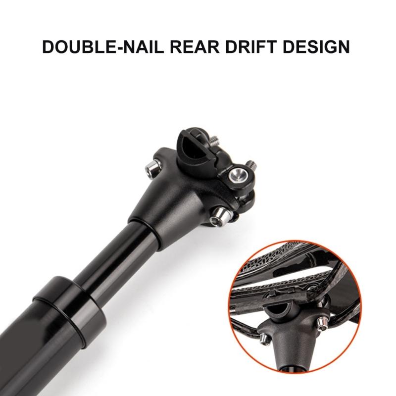 Road Bike Suspension Seatpost Shock Absorbers Bicycles Seat Post Adjusted Coil Spring Aluminum Alloy Seat Post