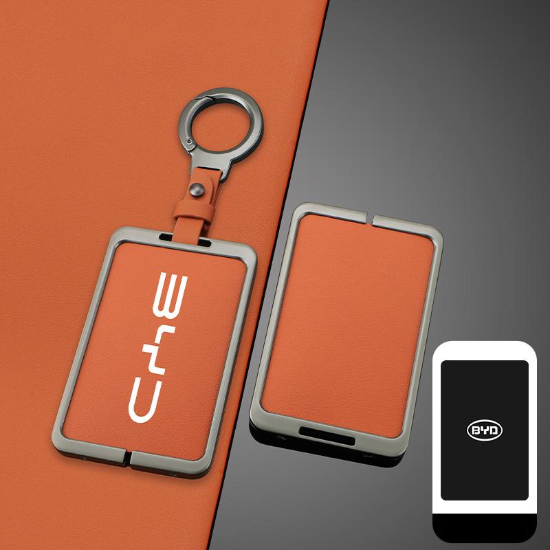 Car Smart NFC Card Key Case Cover Key Bag Shell Holder Protector For BYD Seal u Yuan Up Atto 3 Seagull Han EV Dmi mini Dolphin