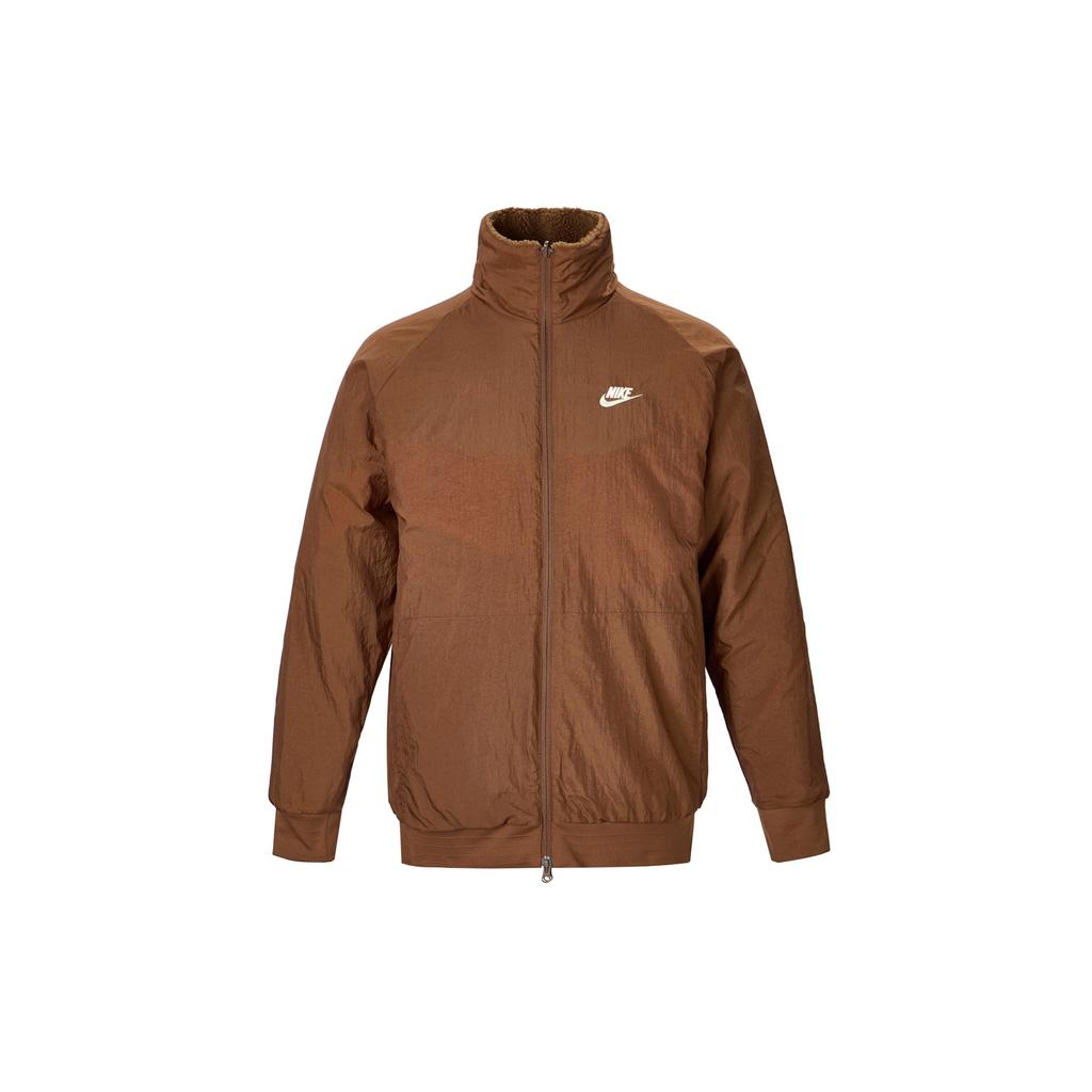 Nike SportswearSwoosh Velvet feel Coat Men's Cocoa/Coconut Milk/Light British Umber/Coconut Milk BQ6546-259