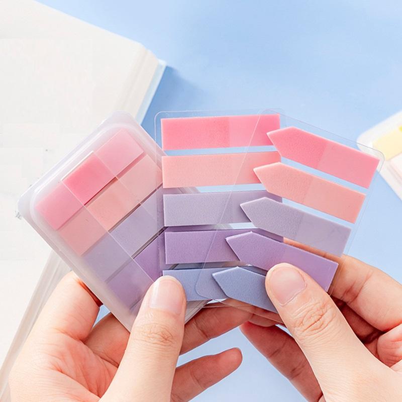 1pcs Translucent Index Stickers Multi Color Drawer Arrow Type Sticky Notes and Memo Pad Self Adhesive Diary School