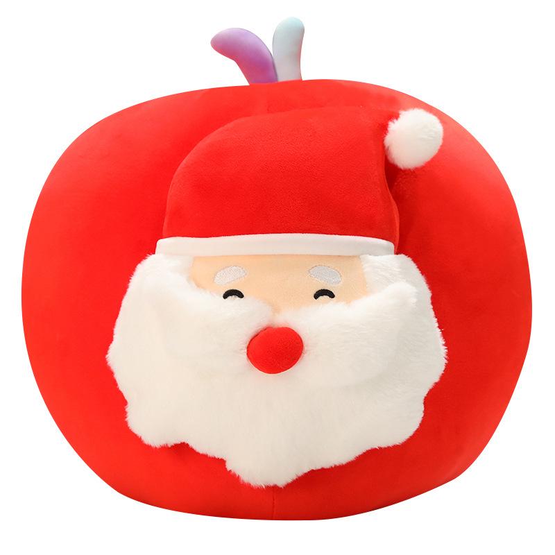 Creative Apple Santa Claus Plush Toy Christmas Ornament Figure