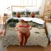 Bikini Anime Beauty Bedding Set Single Twin Full Queen King Size Bed Set Aldult Kid Bedroom Duvetcover Sets Europe and America