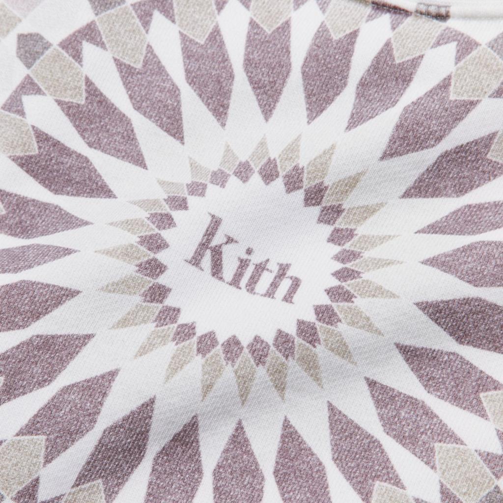 Kith Tile Print Hoodie Men hoodies Brown KH2663-604