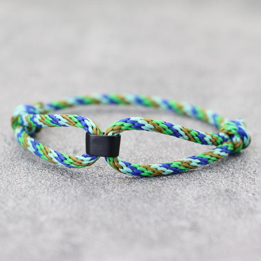

6 Colors Handmade Ethnic Rope Bracelet For Men Women Adjustable Outdoor Sports Motorcycle Accessories Homme Pulsera Cuerda Joias