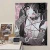2025 new Japanese anime girl Print Party Tapestry Student Dormitory Bedside Bedroom Decoration Hanging Rental House Tapestry
