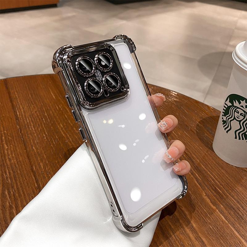 Luxury Shockproof Phone Case For Xiaomi Redmi 9C 9A 9AT 10 10C 10A 12 12C 13 13C 13x 14C Lens Film Bumper Transparent Air Cover