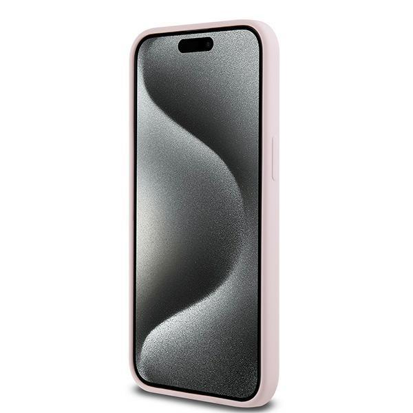 Karl Lagerfeld Klhmp15Xscmkcrhp Iphone 15 Pro Max 6.7 Różowy/Pink Hardcase Silicone Karl & Choupette Ring Magsafe