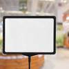 Adjustable A4 Price Tag Display Holder Retail Countertop Sign Holder Merchandise Shelf Label Plastic Holders For Shelves Display