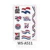 World fan national flag face stickers for football events, waterproof and sweat-resistant, suitable for competitions and sports events, tattoo