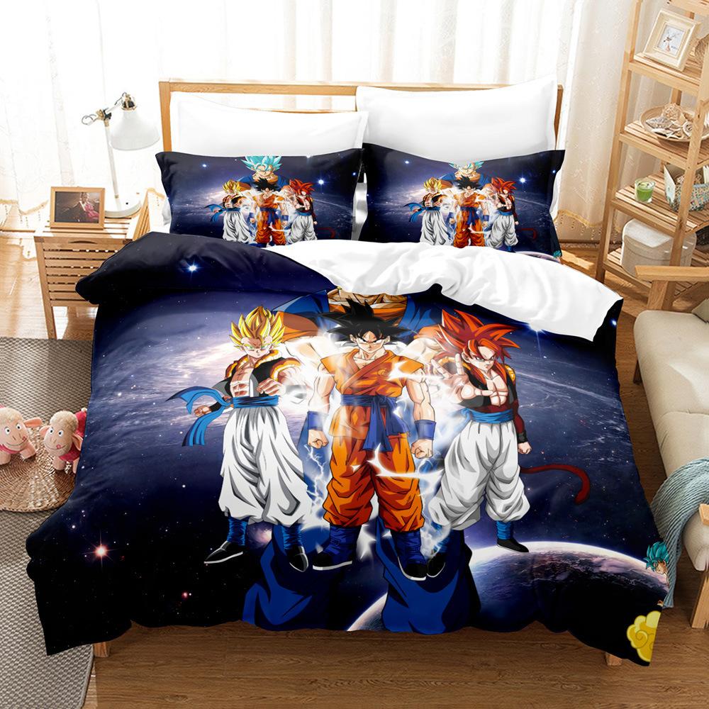 Digital Printing Three-Piece Animation Three-Piece Home Textile Bed Sheet Kit