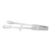 Kitchen Tong with Tip 316 Stainless Steel Anti Slip BBQ Grill Tong with Fork for Steak Meat Vegetables Cooking Serving