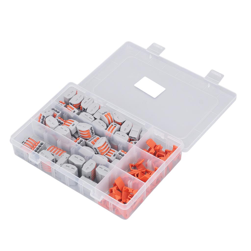 Press Type Wire Connectors Compact Splicing Terminal Assortment Kit Quick Connect Electrical