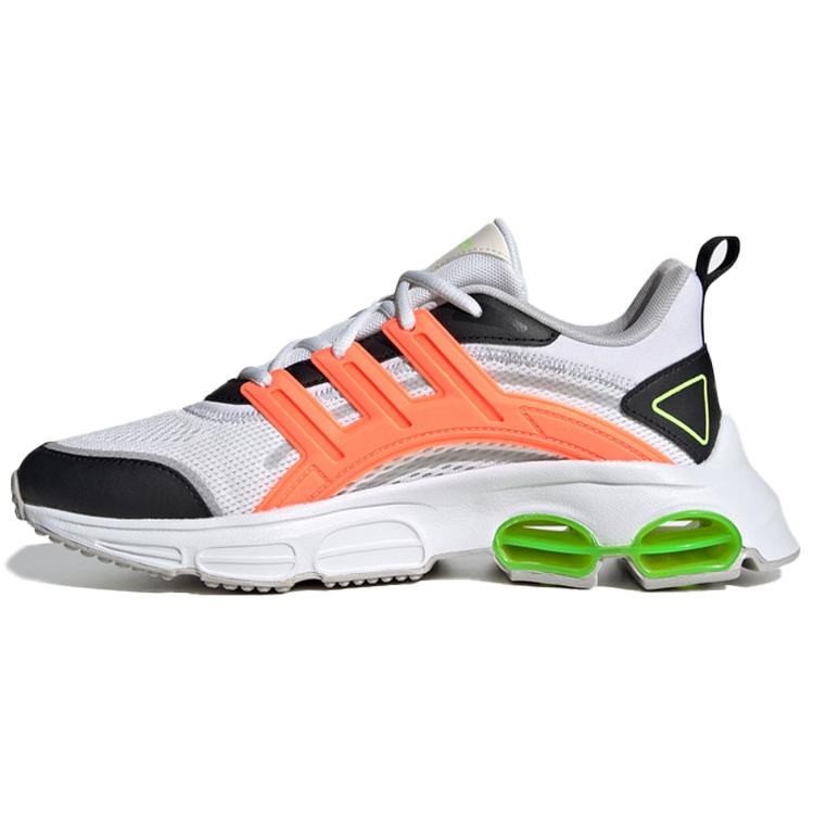 

Adidas Neo Quadcube CC Fabric Slip Resistant Low top Marathon Running Shoes Women s White Orange Green FW7180 36⅔