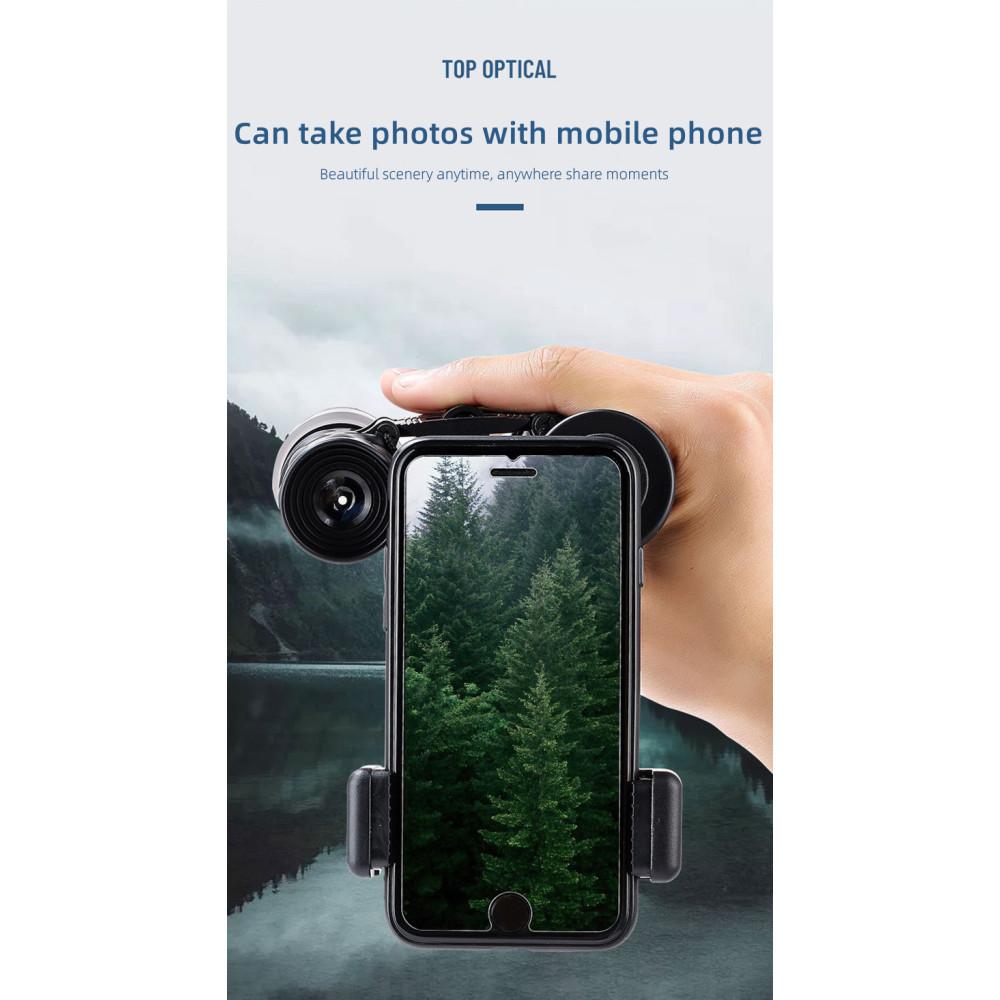 Tragbares 12x32-Teleskop-Fernglas mit wasserdichter Funktion für den täglichen Gebrauch. Hochwertige Campingausrüstung für die Vogelbeobachtung