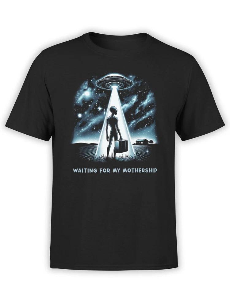 Aliens Tshirt Collection Waiting For My Mothership Tshirt Unisex S