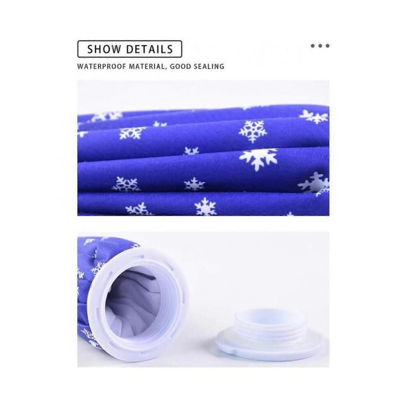 Ice Bag, 3pcs Reusable Ice Cold Pack First Aid Ice Packs Hot & Cold Ice Bags First Aid Therapy Packs Refillable Flexible Waterproof Pouch