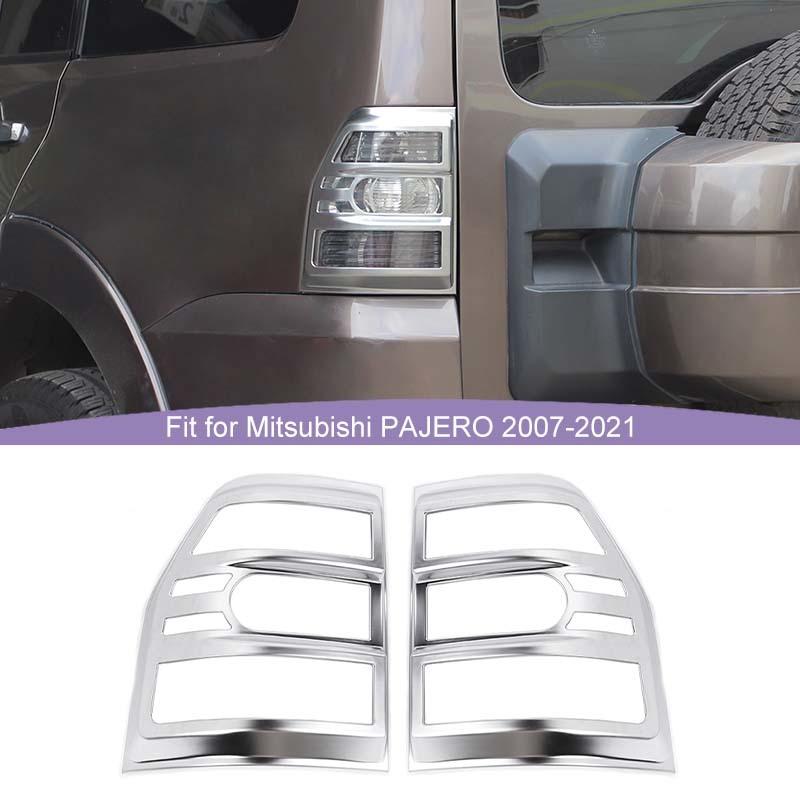 Car Taillight Lampshade Decoration Cover Lamp Protective Decoration Stickers For Mitsubishi PAJERO 2007-2021 Car Exterior Accessories