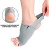 Purastep Flat Foot Arch Support for Men & Women | Medial Arch Support for Flat Feet Correction Sleeve with Cushion | Plantar Fasciitis Leg Foot S
