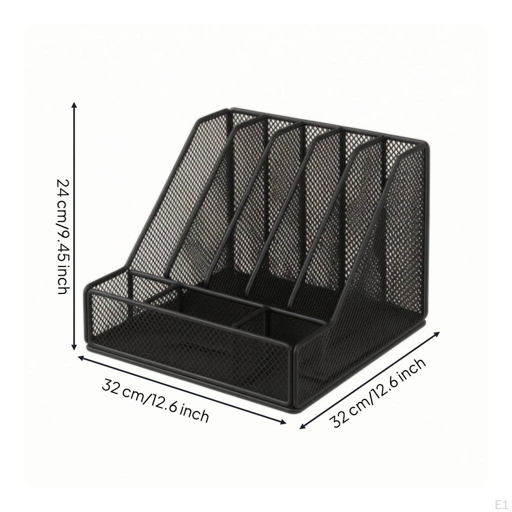 Desktop File Organizer Compact Desk SpaceSaving Paper Sorter for Professionals,